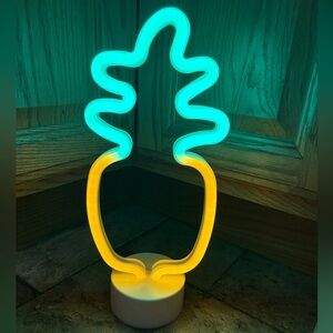 Neon Pineapple party/summer decoration